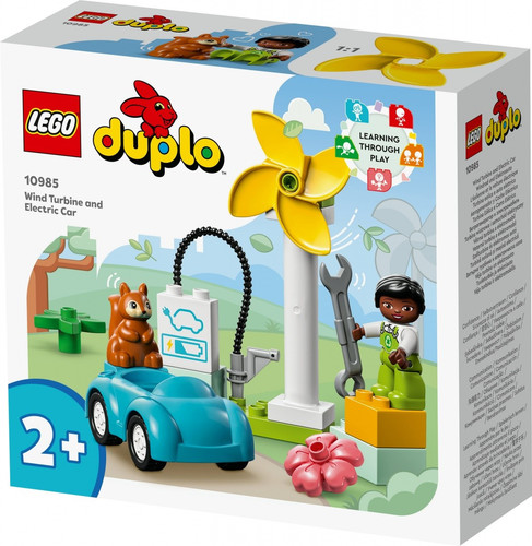 LEGO DUPLO Wind Turbine and Electric Car 24m+