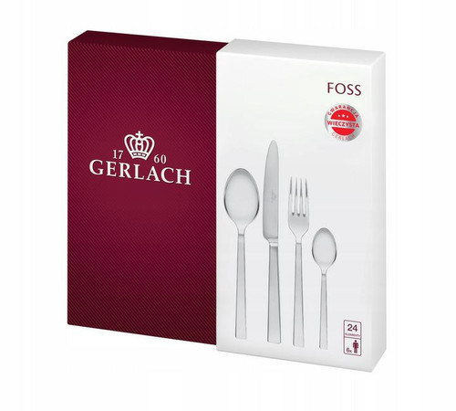 Gerlach Cutlery Set Foss NK54, 24pcs
