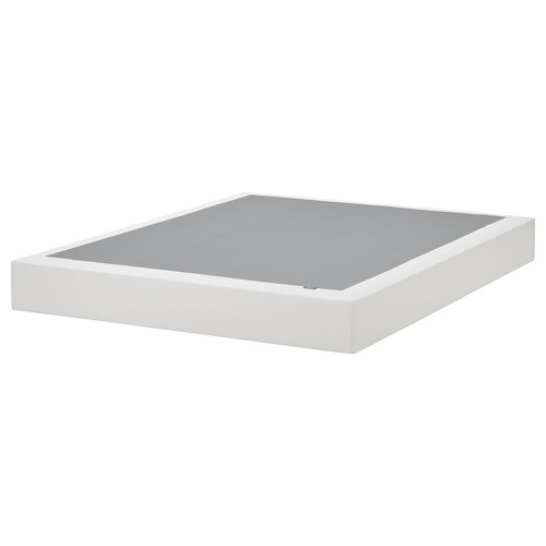 LYNGÖR Sprung mattress base, white, 180x200 cm