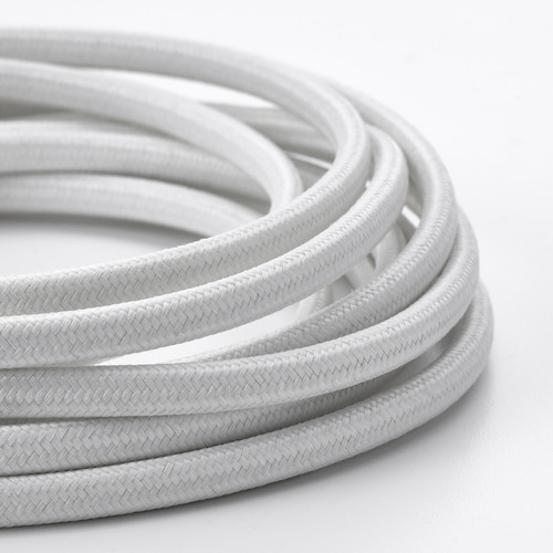 SYMFONISK Power supply cord, textile, white, 3.5 m