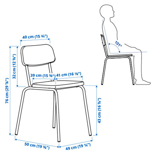 GRÅSALA Chair, grey