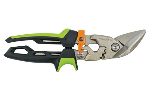 Fiskars PowerGear Aviation Snip, offset right cut