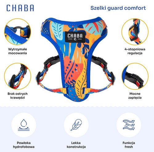 CHABA Dog Harness Guard Comfort Story III M 1.6cm Aussie