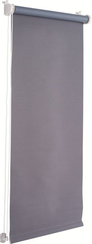 Plain Blackout Roller Blind Colours Boreas 40x180cm, grey