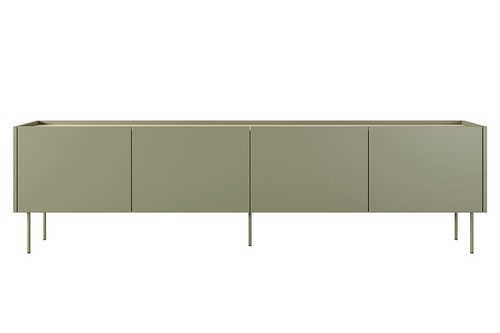 Four-Door TV Cabinet Desin 220, olive/nagano oak