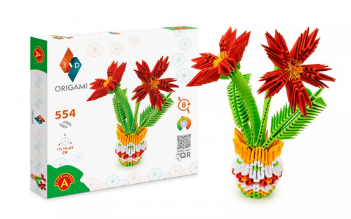 Origami 3D Set - Flowers 8+