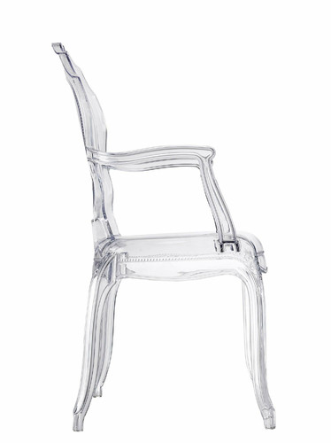 Chair Queen Arm, transparent