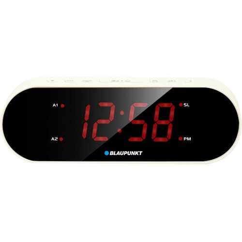 Clock Radio with Dual Alarm CR6WH 