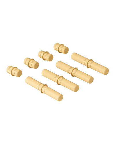 MODU 8 connector pegs, honey yellow