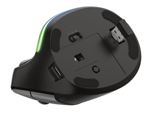 Trust Optical Wireless Mouse Ergonomic, black