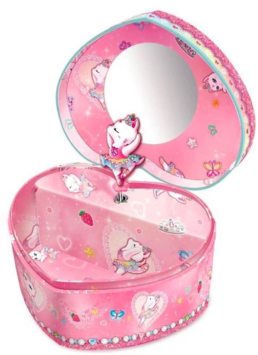 Pecoware Music Box Heart Cat Ballerina 6+