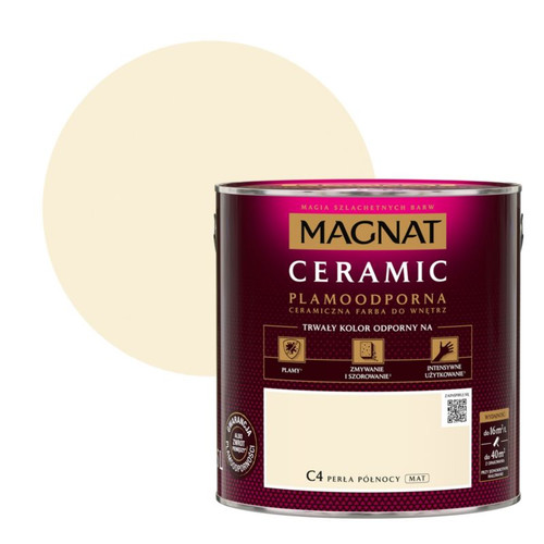 Magnat Ceramic Interior Ceramic Paint Stain-resistant 2.5l, pearl of the north