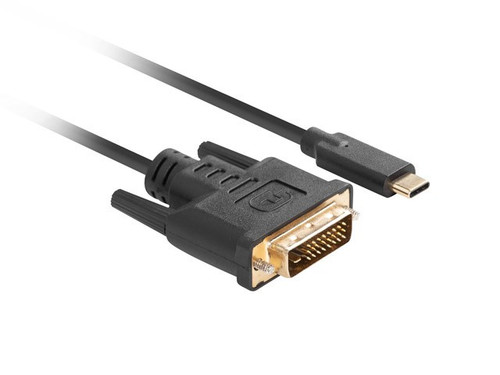 Lanberg Cable USB-C(M)->DVI-D(24+1)(M) 1.8m, black