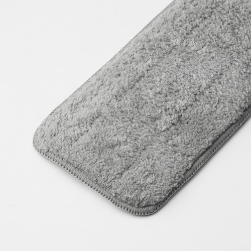 PEPPRIG Microfibre pad for flat mop, grey, 10x29 cm