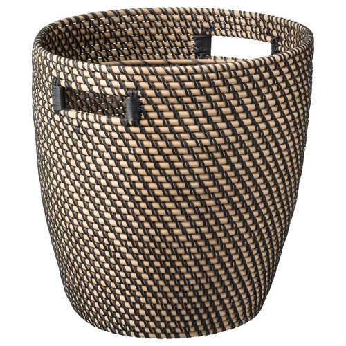 RÅGKORN Plant pot, in/outdoor, natural, 32 cm