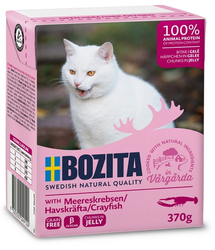 Bozita Cat Food with Crayfish in Jelly 370g