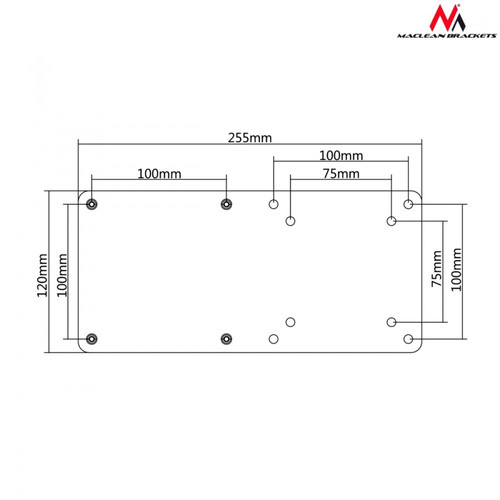 Maclean Mini PC Adapter for Max VESA MC-721