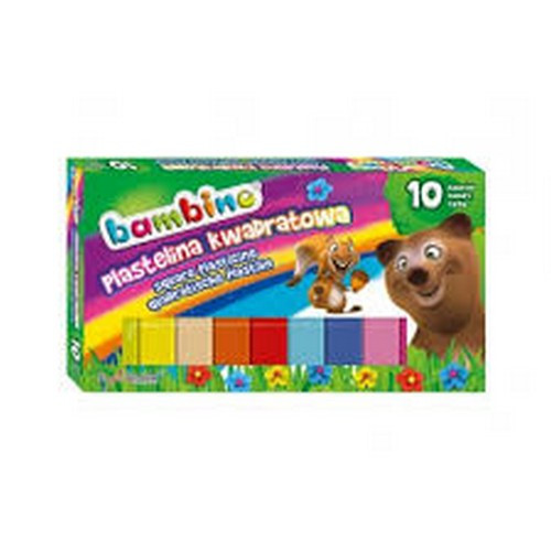 Bambino Square Plasticine 10 Colours