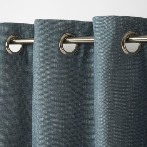 Curtain GoodHome Tiga 140x260cm, sea blue