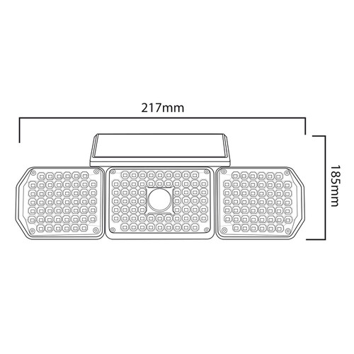 MacLean Solar LED Lamp with Motion MCE615