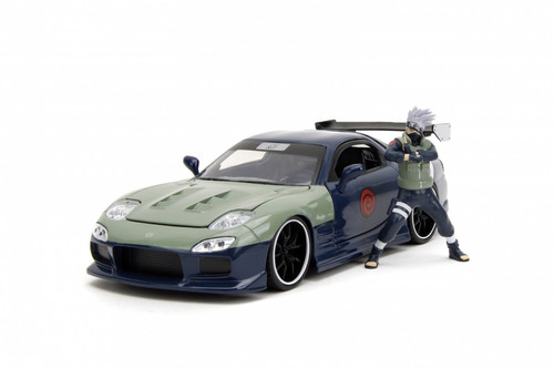 Jada Toys Naruto Mazda RX-7 1993 & Kakashi Hatake 3+