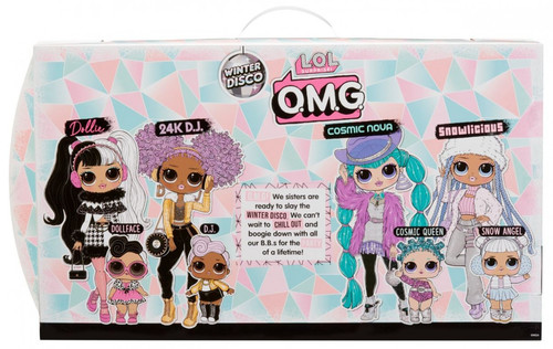 L.O.L. Surprise Doll Set Winter Disco OMG Dollie & 24K DJ 3+