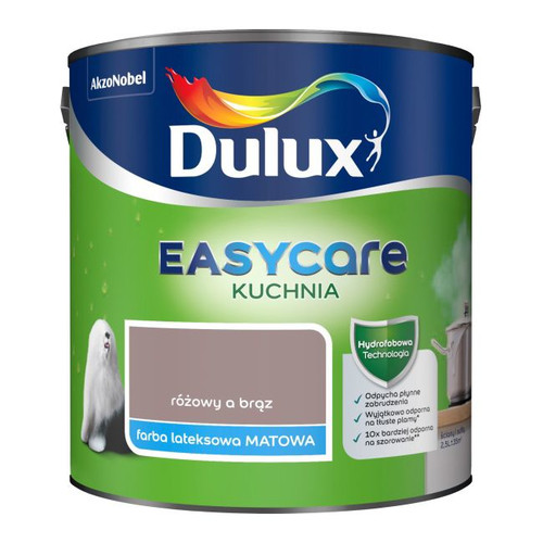 Dulux EasyCare Kitchen Hydrophobic Paint 2.5l pink yet brown