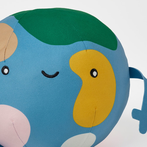 AFTONSPARV Soft toy, Earth/multicolour