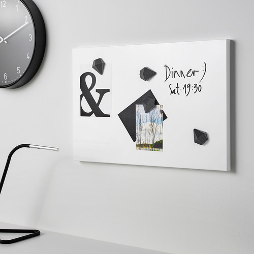 SVENSÅS Memo-board, white, 40x60 cm