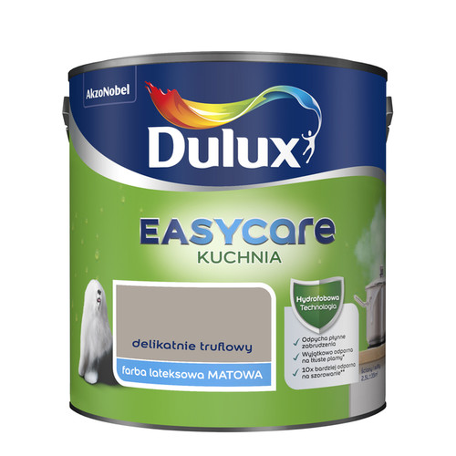 Dulux EasyCare Kitchen Hydrophobic Paint 2.5l gently truffle