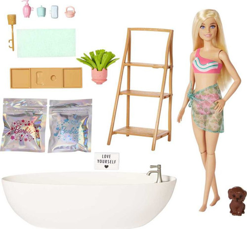 Barbie Doll & Bathtub Playset HKT92 3+