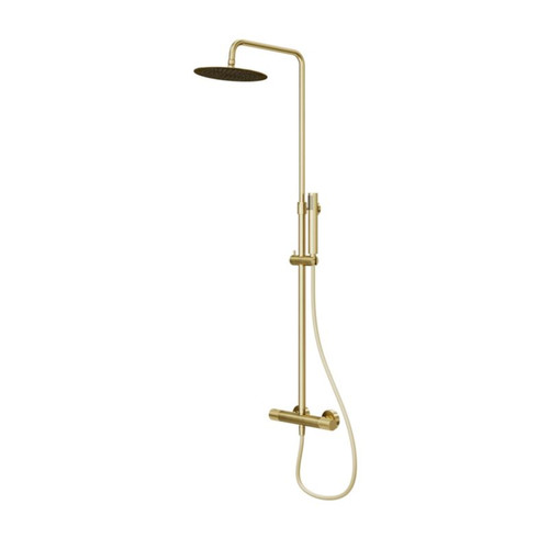 GoodHome Shower Set Owens, gold