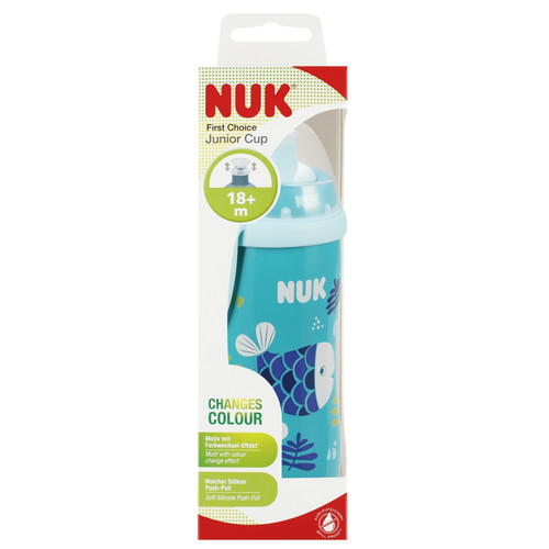 NUK First Choice Junior Cup 300ml 18m+, blue