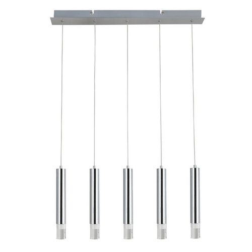 GoodHome LED Pendant Lamp Rossak 1750 lm, chrome