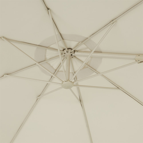 Garden Parasol Umbrella GoodHome Mallorca 350 cm, beige