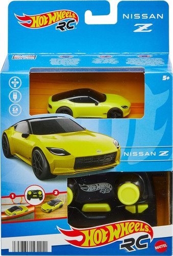 Hot Wheels 1:64 Scale Nissan Z, Battery-Powered RC Car HTP16 5+