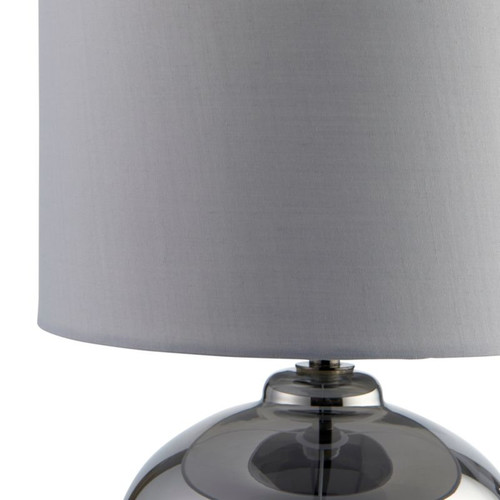 GoodHome Table Lamp Marietaz E14, taupe / smoked