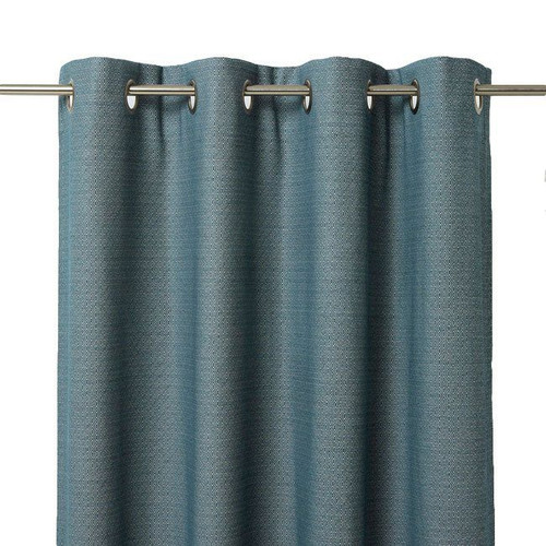 Curtain GoodHome Digga 140x260cm, sea blue