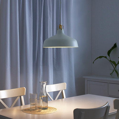 RANARP Pendant lamp, off-white, 38 cm