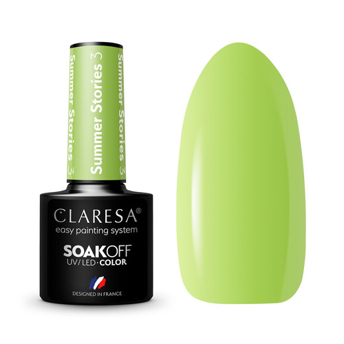 CLARESA UV/LED Color Gel Polish Summer Stories 3 5g