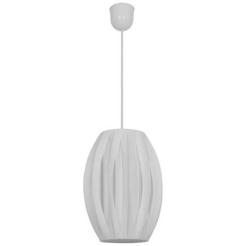 GoodHome Pendant Lamp Lufira E27, white