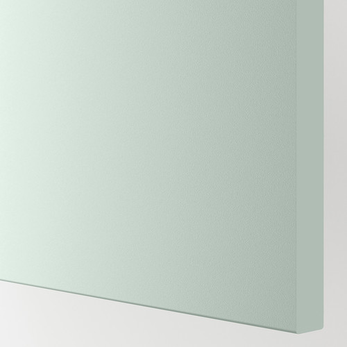 ENHET / TVÄLLEN Wash-stnd w doors/wash-basin/tap, white/pale grey-green, 64x43x65 cm