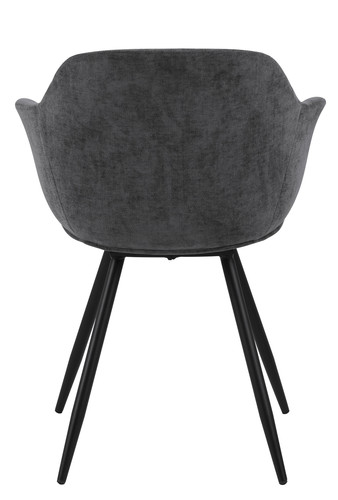 Upholstered Chair Noella, dark grey