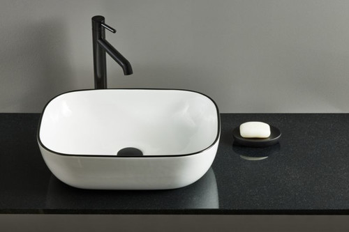 Sepio Countertop Wash Basin 45 x 32 cm, black