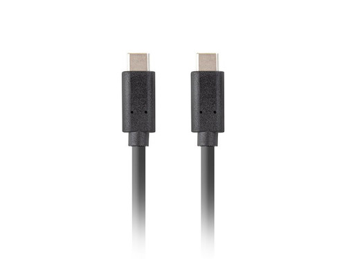 Lanberg Cable USB-C M/M 3.1 Gen2 1.8m 10GB/S PD100W, black