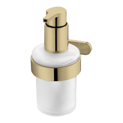 Bisk Soap Dispenser Nature, gold