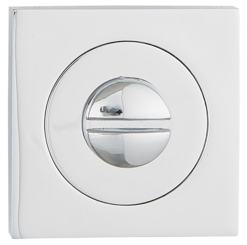 Door Escutcheon Quadro-QR, square, chrome