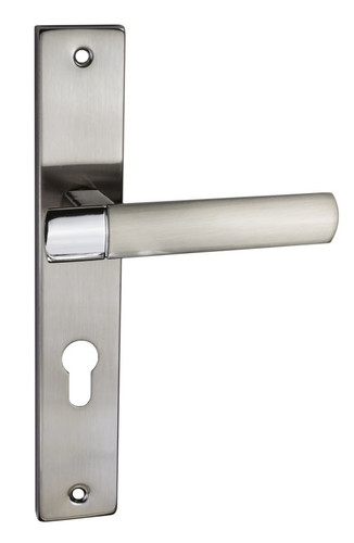 Door Handle Gold 72mm , satin nickel/chrome