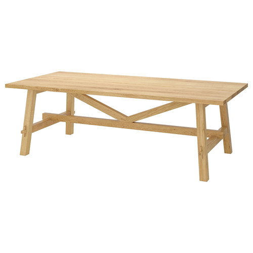 MÖCKELBY Table, oak, 235x100 cm