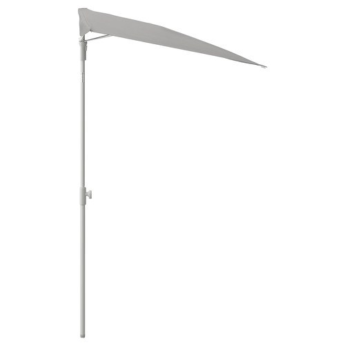 LILLEÖ Parasol, grey, 150x100 cm